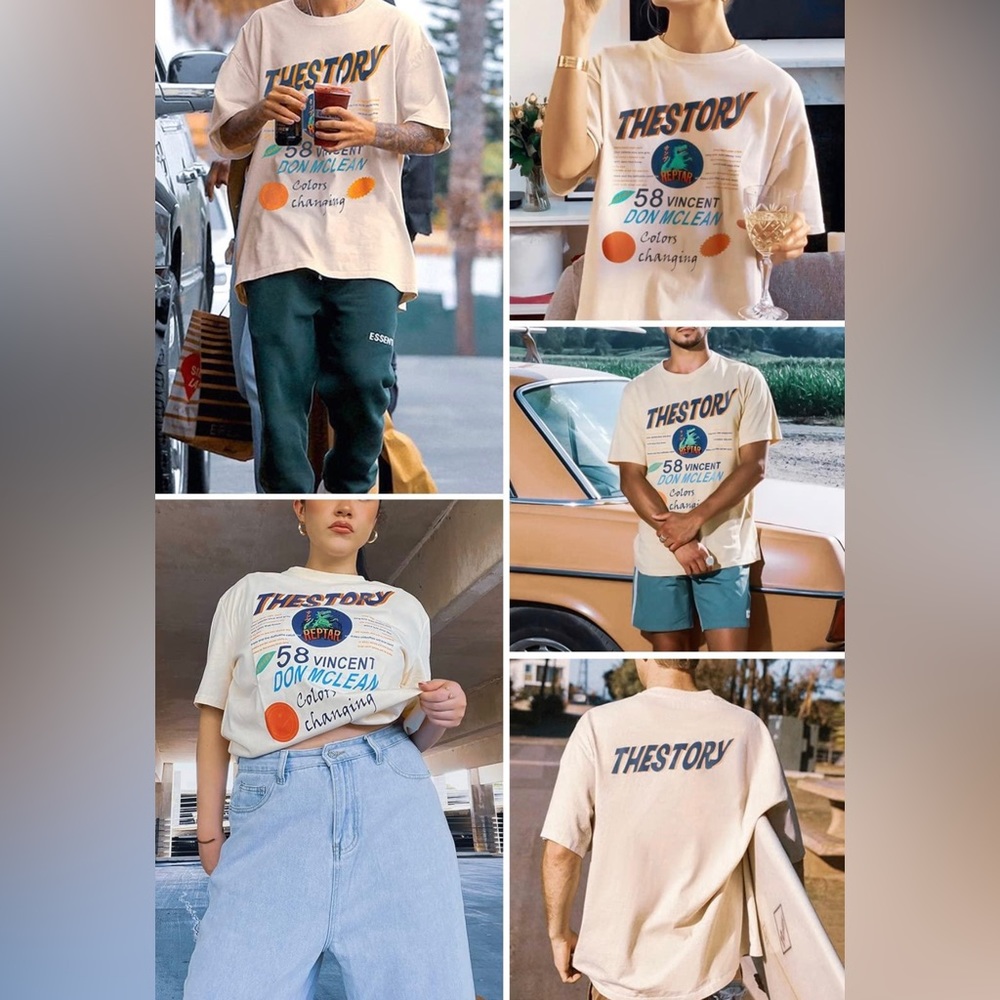 Laixton Thestory Oversize Tee - Size: XL